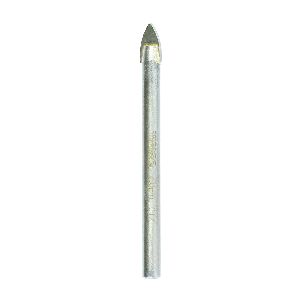 TCT Arrow Head Tile & Glass Bit - 7.0mm - Blister Pack of 1