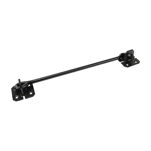 Cabin Hooks - Wire Pattern - Black - 10" - Plain Bag of 1