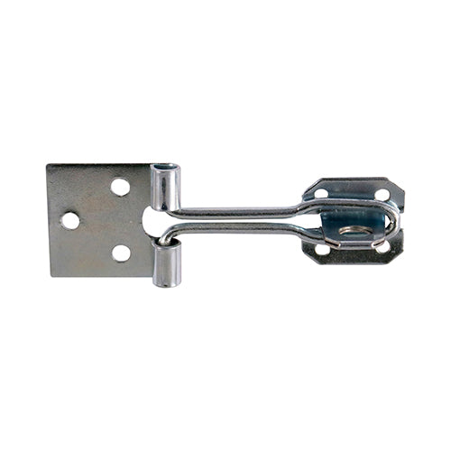 Wire Pattern Hasp & Staple - Zinc - 4" - TIMpac of 1