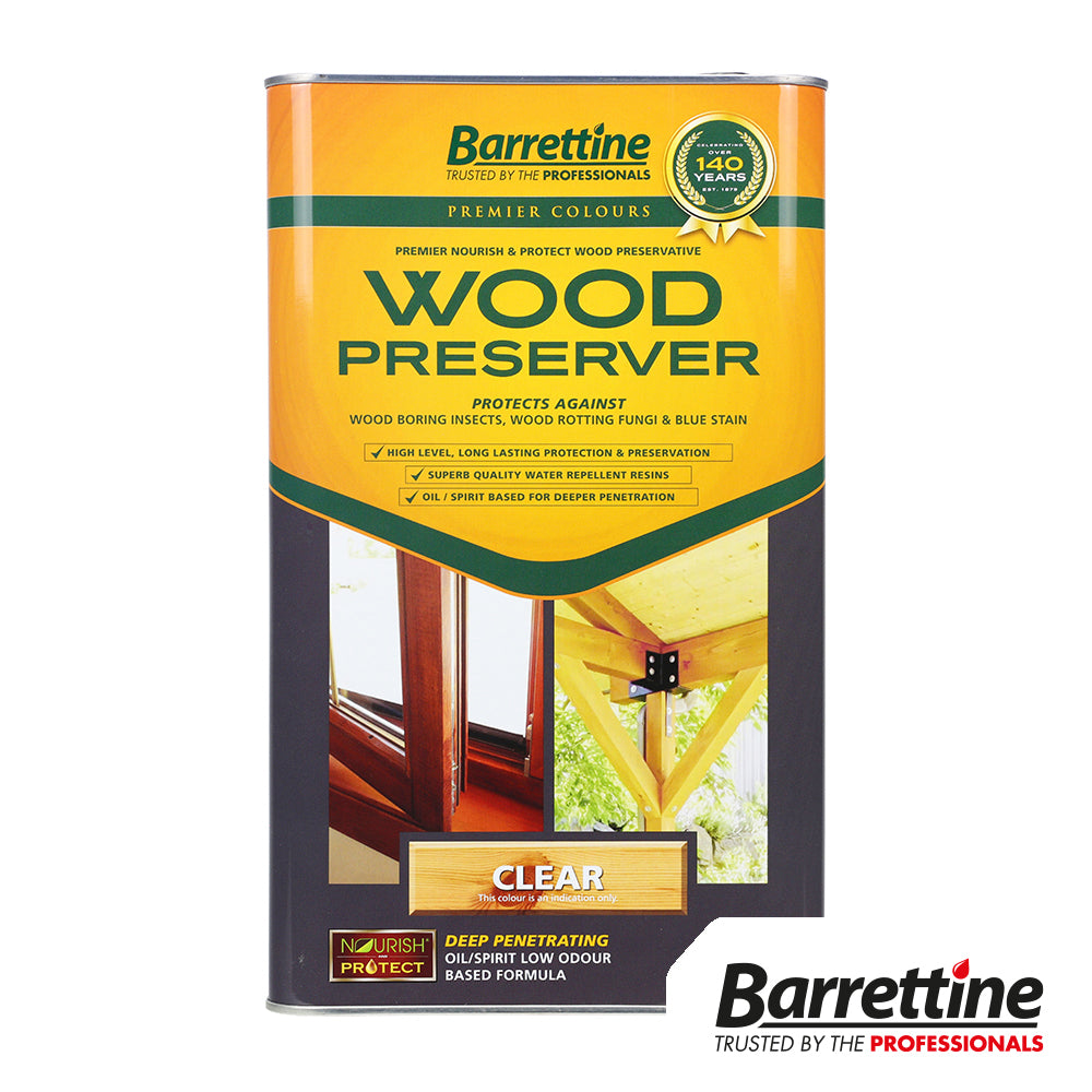 Wood Preserver - Clear - 5L - Tin of 1