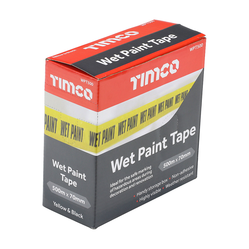 Wet Paint Tape - 70mm x 500m - Box of 1