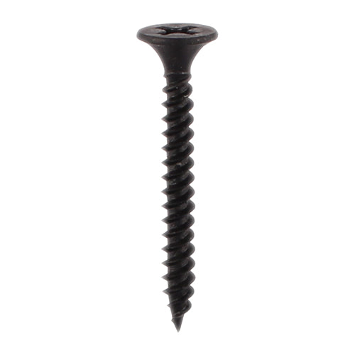 Drywall Screws - Fine Thread - PH - Bugle - Black - 3.5 x 32 - TIMbag of 400
