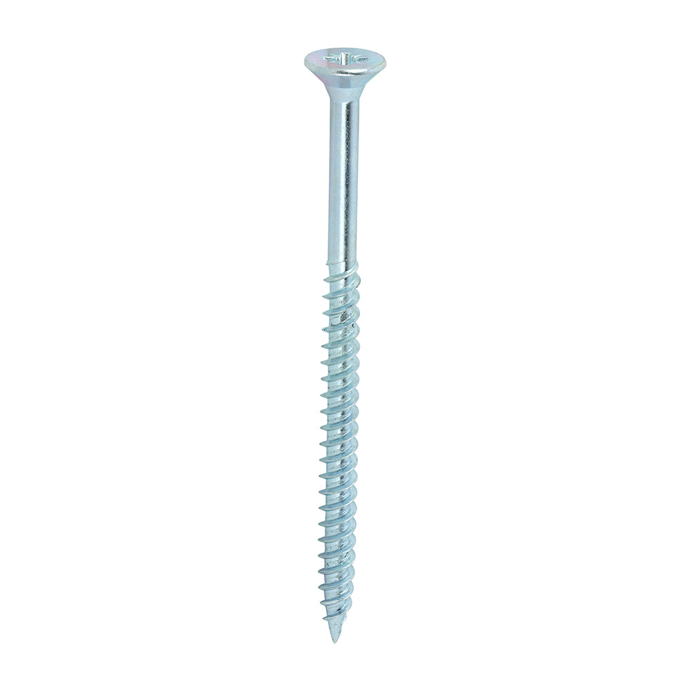 Lot De 400 Vis à Bois Double Filet – Acier Zingué, 10 X 6.3 Cm, Robustes