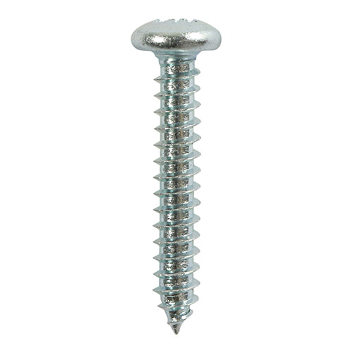 Self-Tapping Screws - PZ - Pan - Zinc - 10 x 1/2 - TIMpac of 10