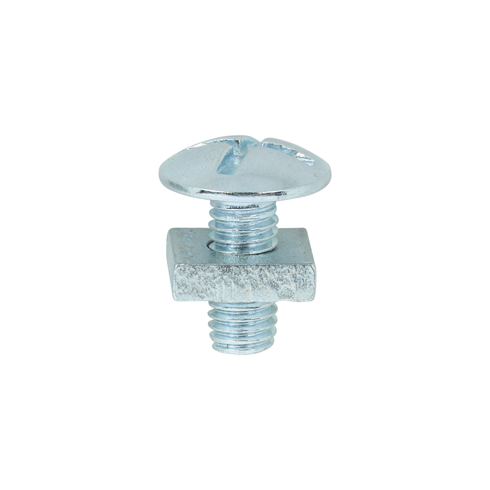 Roofing Bolts with Square Nuts - Zinc - M5 x 12 - Box of 200