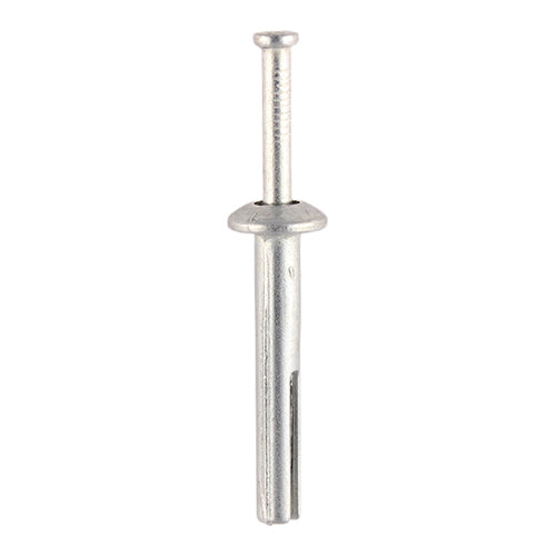 Zamac Nail In Anchors - Zinc - 6.0 x 30 - Box of 100