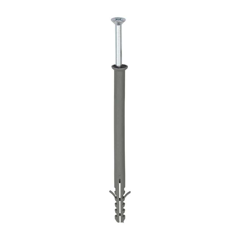 Nylon Frame Fixing - PZ - Zinc - 8.0 x 120 - Box of 100