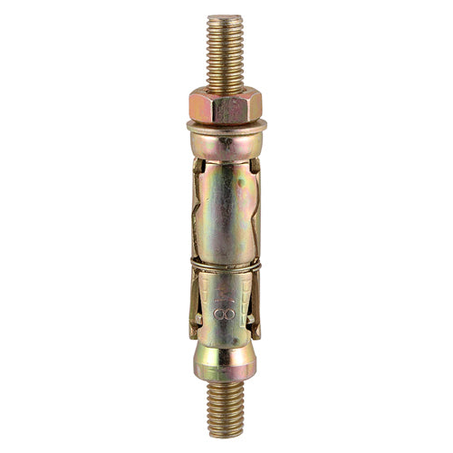 Shield Anchor - Projecting Bolts - Yellow - M8:60P (M8 x 120) - Box of 50