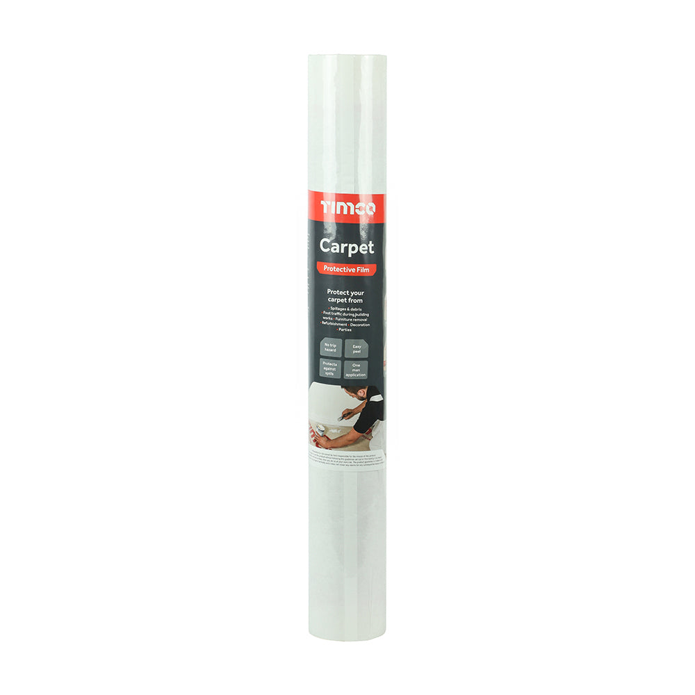 Protective Film - For Carpet - 100m x 0.6m - Roll of 1