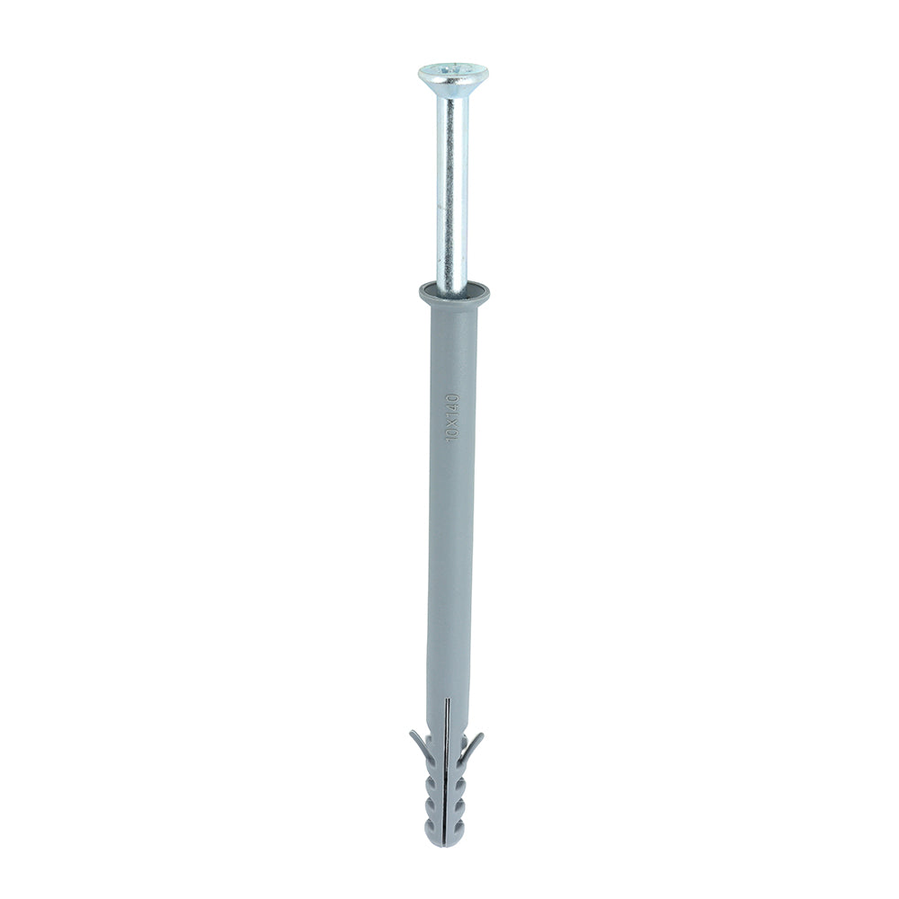 Nylon Frame Fixing - PZ - Zinc - 10.0 x 140 - Box of 100