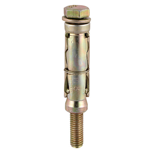 Shield Anchor - Loose Bolts - Yellow - M10:75L (M10 x 135) - Box of 25