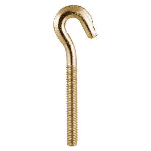 Forged Hooks - Yellow - M10 - Box of 50