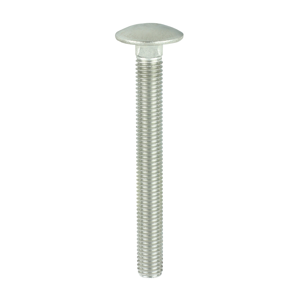 Carriage Bolts - A2 Stainless Steel - M12 x 110 - Bag of 5