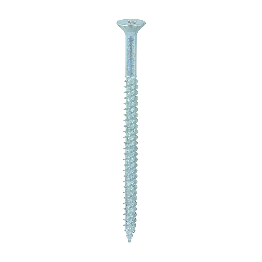 Twin-Threaded Woodscrews - PZ - Double Countersunk - Zinc - 12 x 3 1/2 - Box of 100
