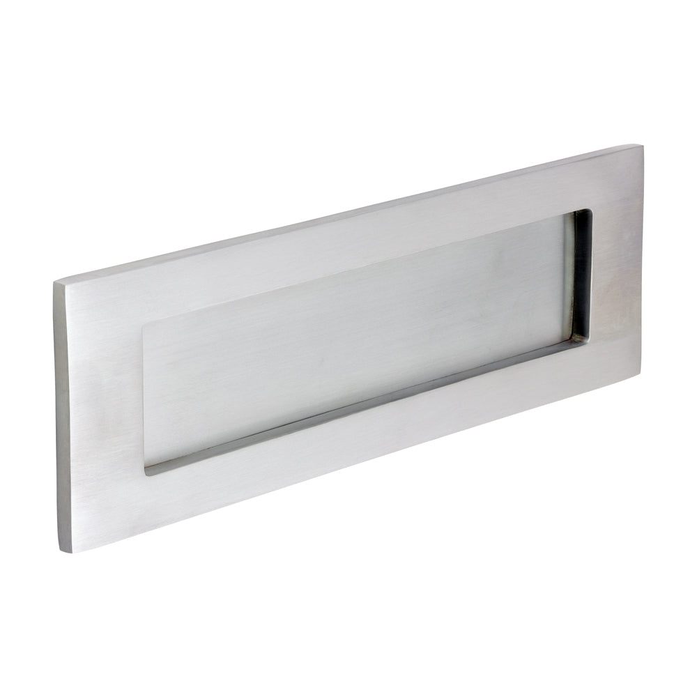 Victorian Letter Plate - Satin Chrome - 250 x 74 - Box of 1