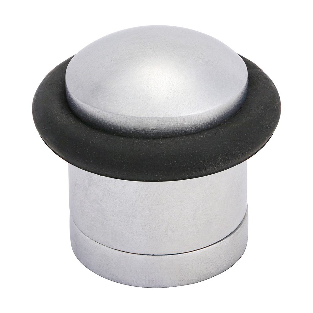 Cylinder Door Stop - Satin Chrome - 41mm - TIMpac of 1