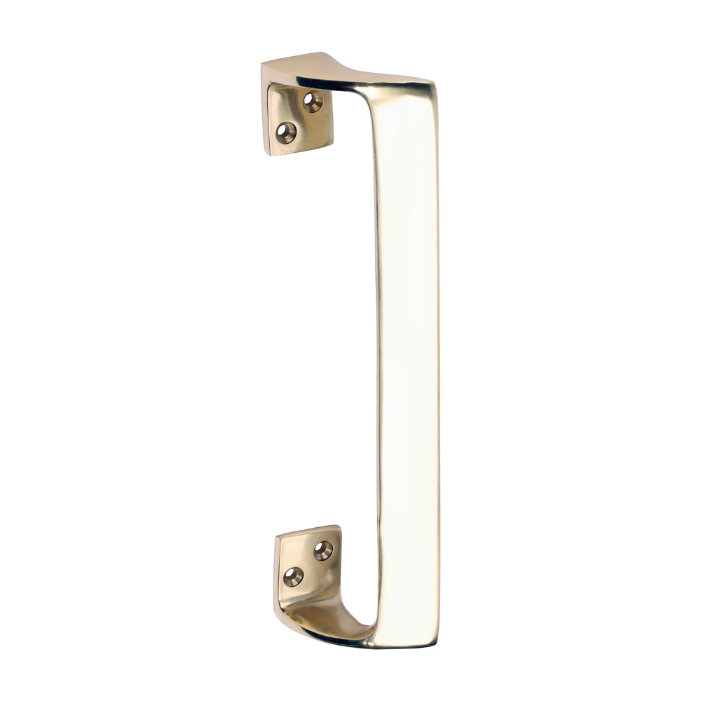 Oval Grip Pull Handle - Polished Brass - 228mm - TIMbag of 1