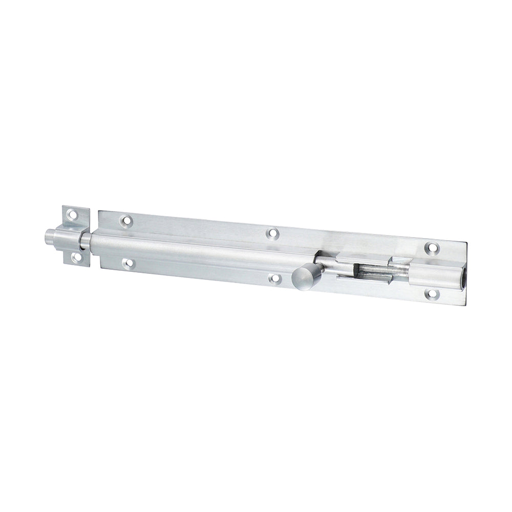 Straight Barrel Bolt - Satin Chrome - 150 x 25mm - TIMpac of 1