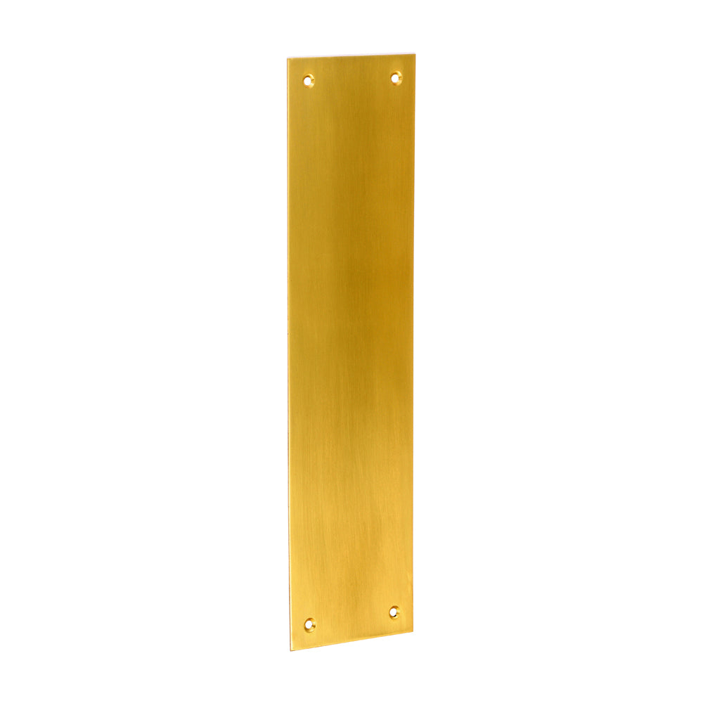 Finger Plate - Polished Brass - 305 x 76 - Bag of 1