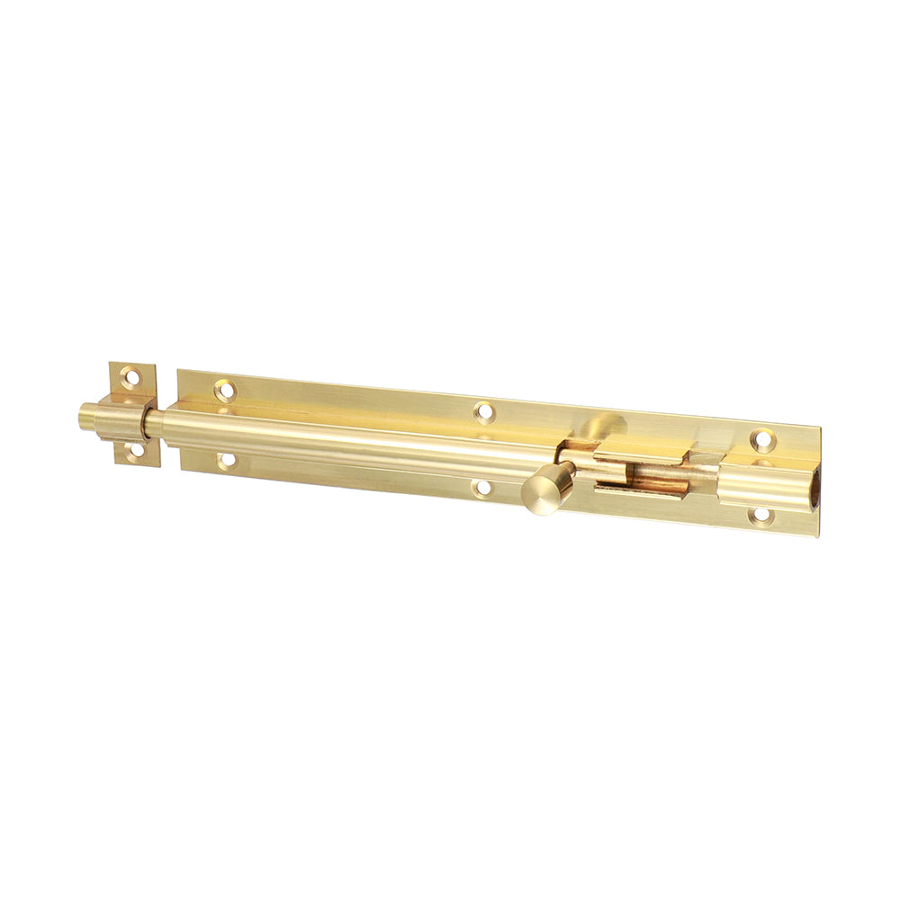 Straight Barrel Bolt - Polished Brass - 150 x 25mm - Bag of 1