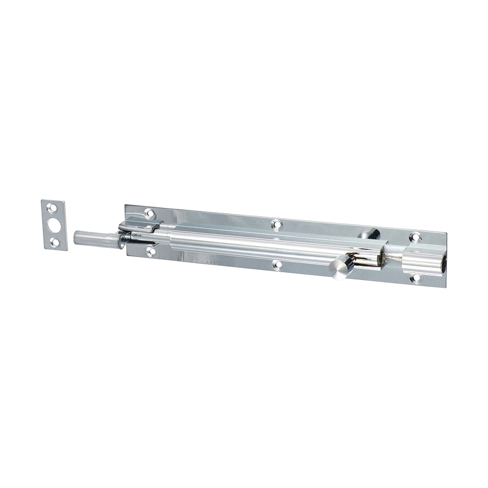Necked Barrel Bolt - Polished Chrome - 150 x 25mm - Bag of 1