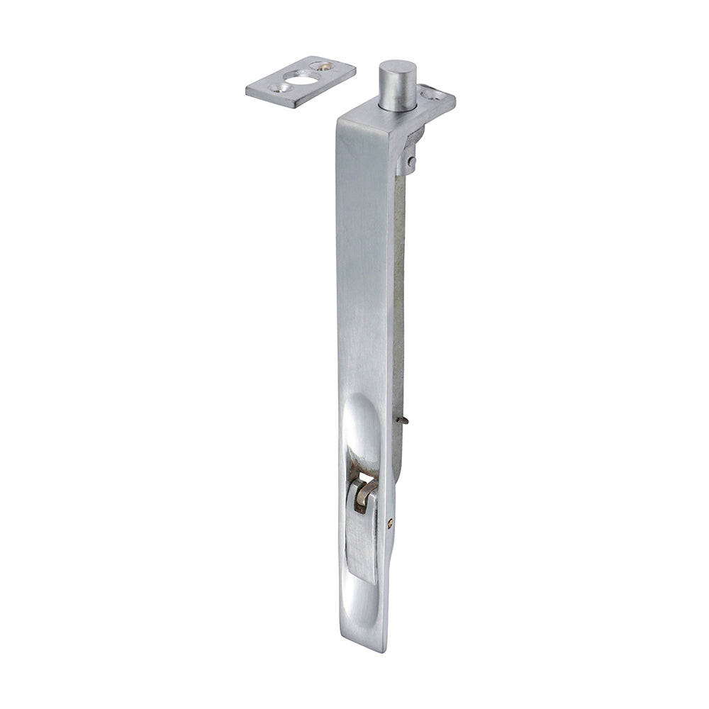 Lever Action Flush Bolt - Satin Chrome - 200 x 19mm - TIMpac of 1