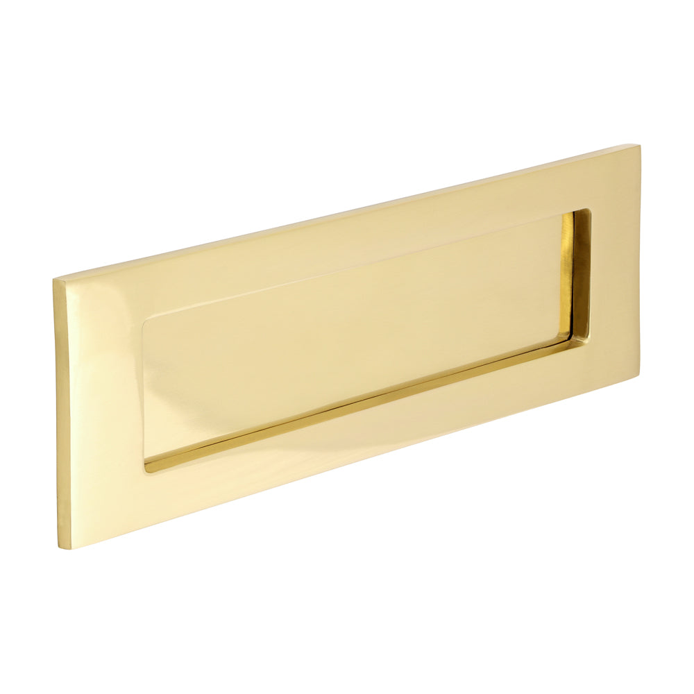 Victorian Letter Plate - Polished Brass - 250 x 74 - TIMbag of 1