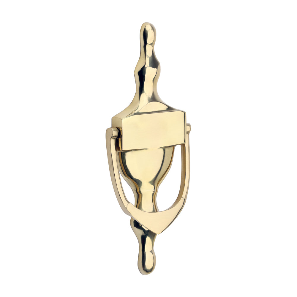 Urn Pattern Door Knocker - Polished Brass - 166 x 60 - Box of 1