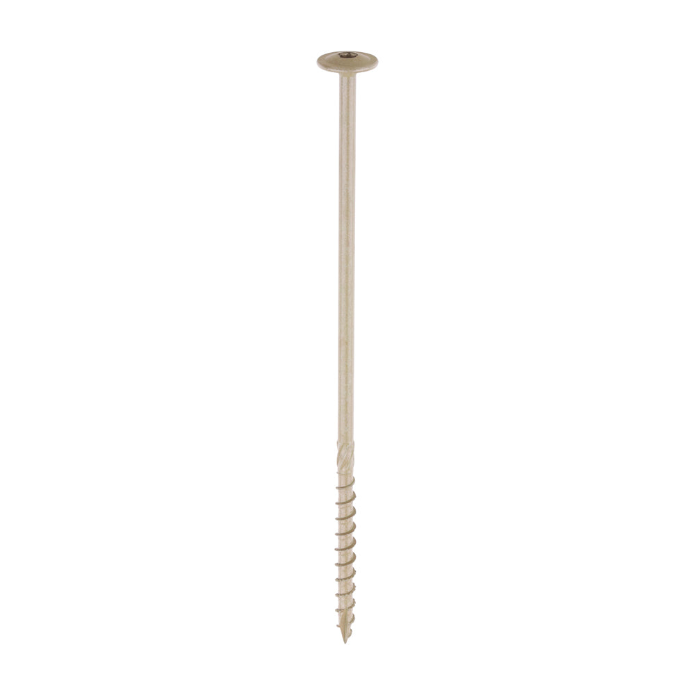 Timber Screws - TX - Wafer - Exterior - Green - 8.0 x 225 - TIMpac of 4