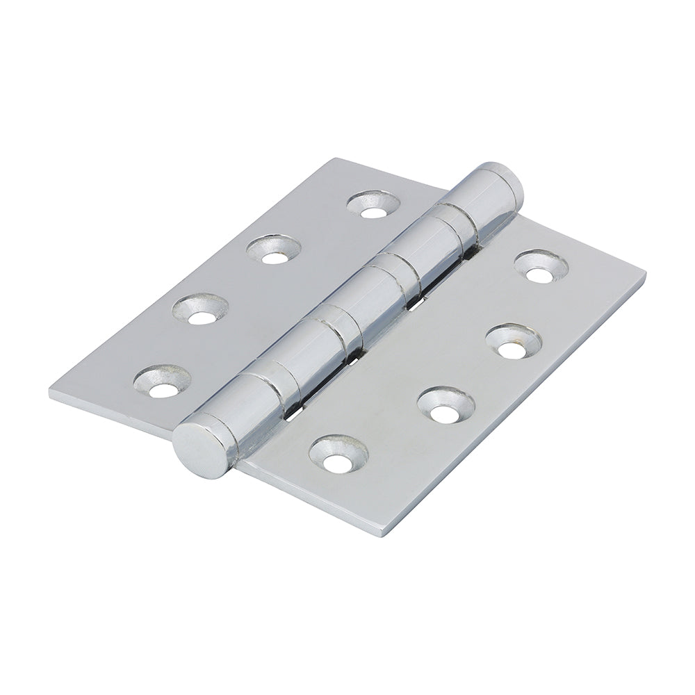 Performance Ball Race Hinge - Solid Brass - Polished Chrome - 102 x 76 - Box of 1