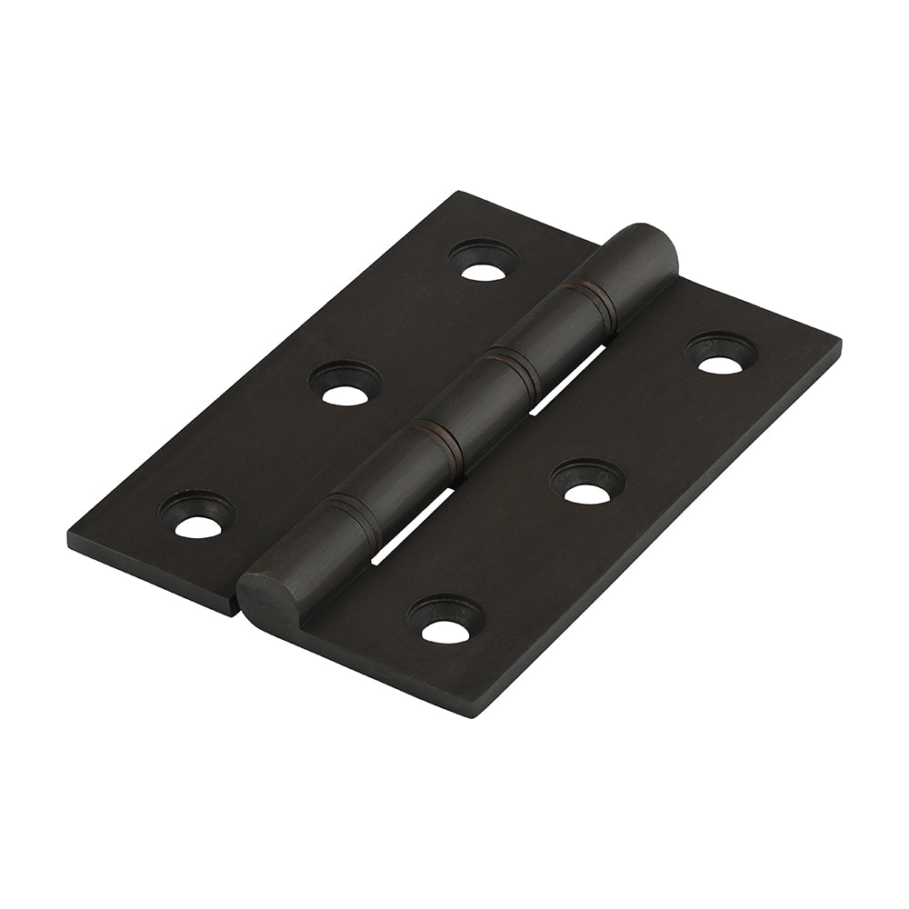 Double Phosphor Bronze Washered Butt Hinge - Solid Brass - Bronze - 76 x 50 - Box of 1