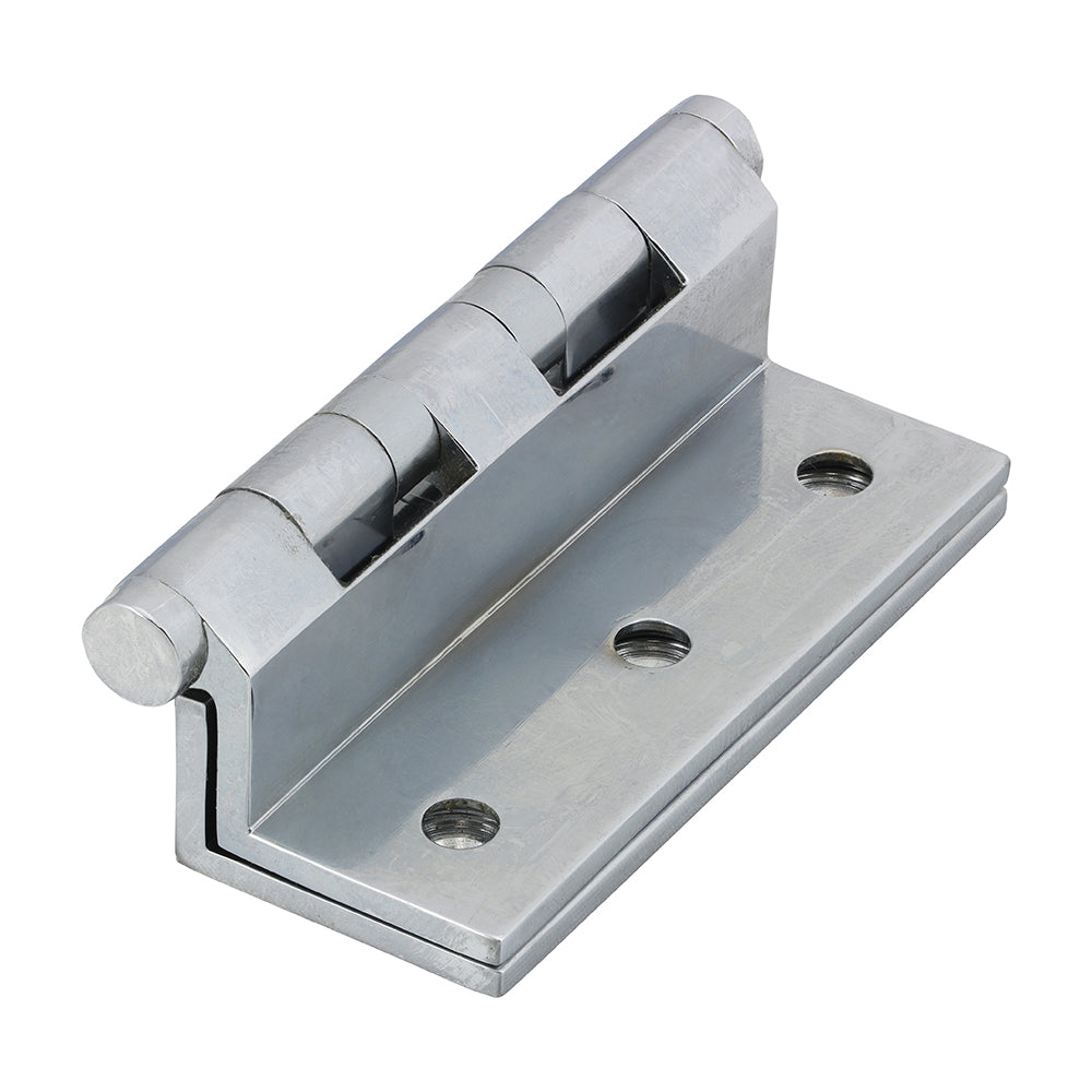 Ball Bearing Stormproof Hinge (1951) - Solid Brass - Polished Chrome - 64 x 55 - Box of 1