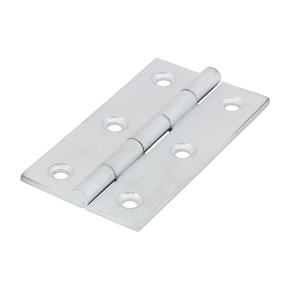 Solid Drawn Hinge - Solid Brass - Satin Chrome - 64 x 35 - Bag of 1