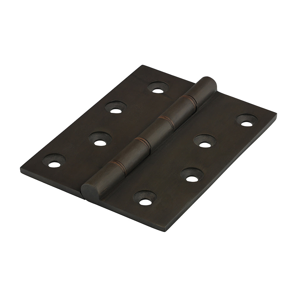 Double Phosphor Bronze Washered Butt Hinge - Solid Brass - Bronze - 102 x 75 - Box of 1