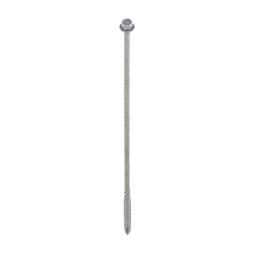 Timber Frame Construction & Landscaping Screws - Hex - Exterior - Green Organic - 6.7 x 250 - Box of 50