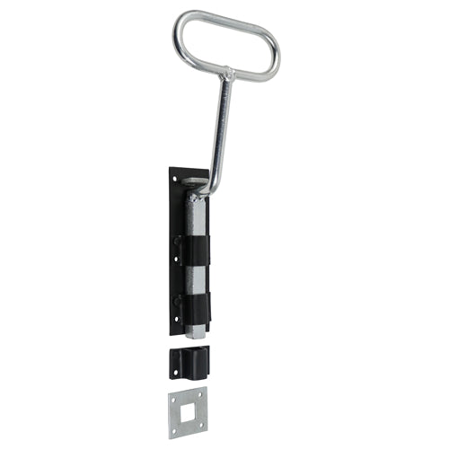 Bow Handle Bolt - Black - 18" - Plain Bag of 1