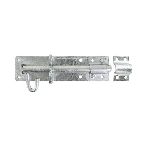 Heavy Brenton Padbolt - Hot Dipped Galvanised - 12" - TIMbag of 1