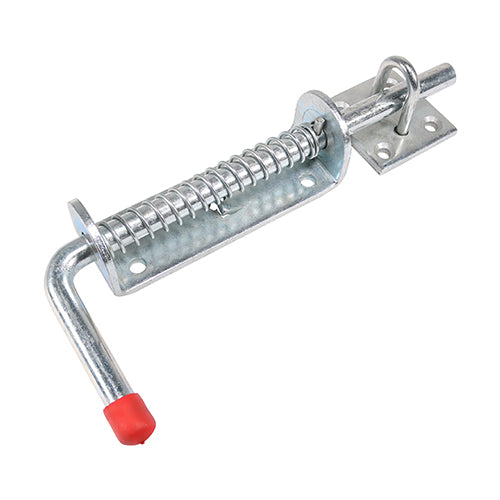 Spring Loaded Animal Bolt - Hot Dipped Galvanised - 9" - TIMbag of 1