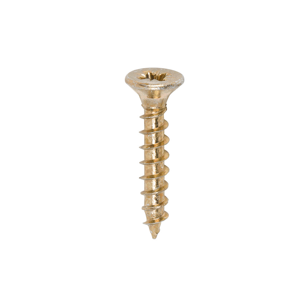Solo Chipboard & Woodscrews - PZ - Double Countersunk - Yellow - 3.0 x 17 - Box of 200