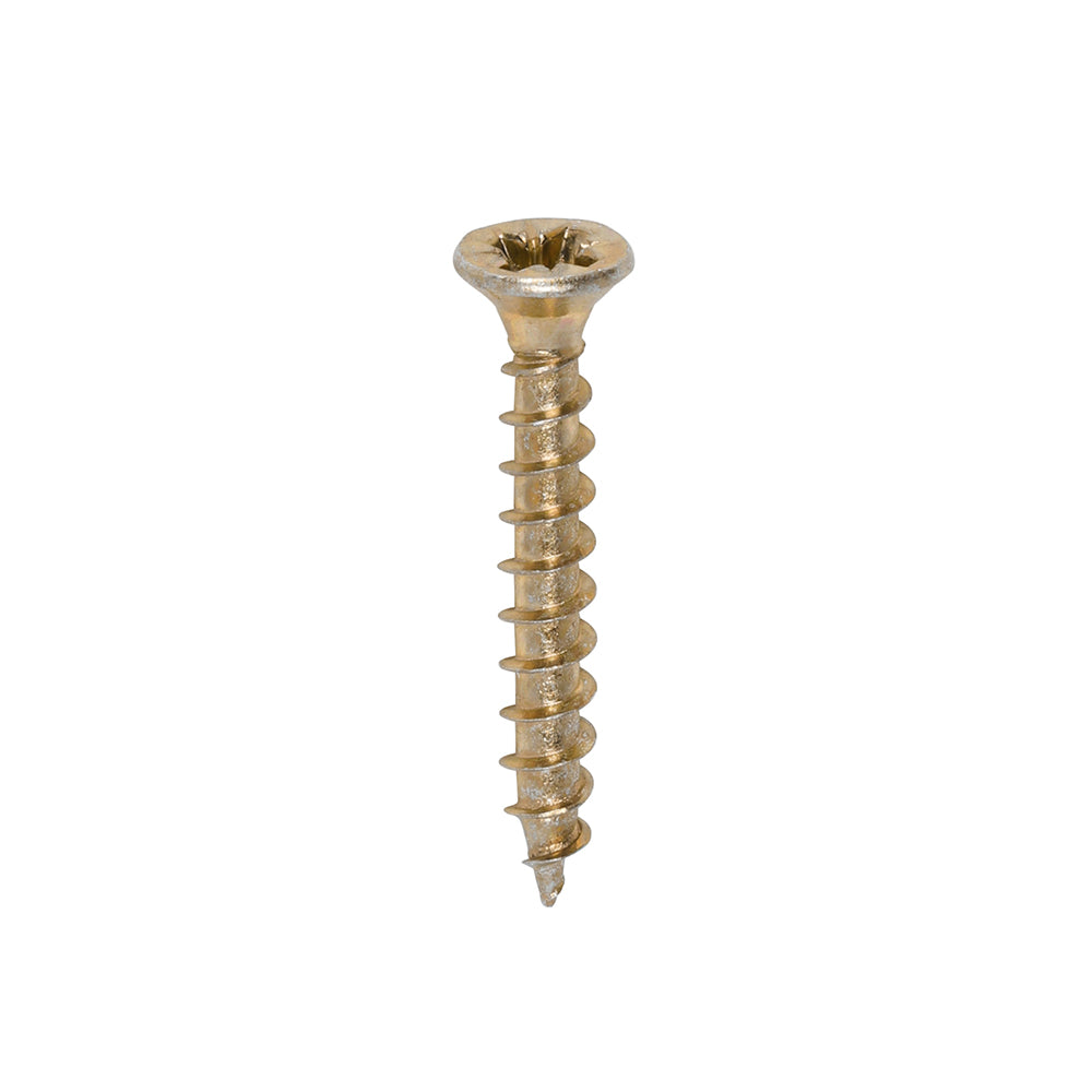 Solo Chipboard & Woodscrews - PZ - Double Countersunk - Yellow - 3.5 x 25 - Box of 200