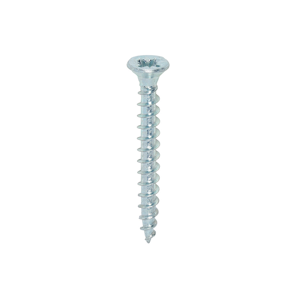 Solo Chipboard & Woodscrews - PZ - Double Countersunk - Zinc - 3.5 x 30 - Box of 200