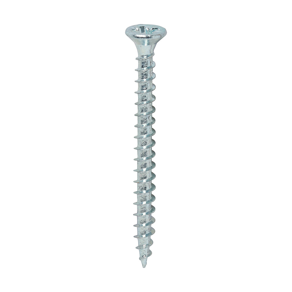 Solo Chipboard & Woodscrews - PZ - Double Countersunk - Zinc - 3.5 x 40 - Box of 200