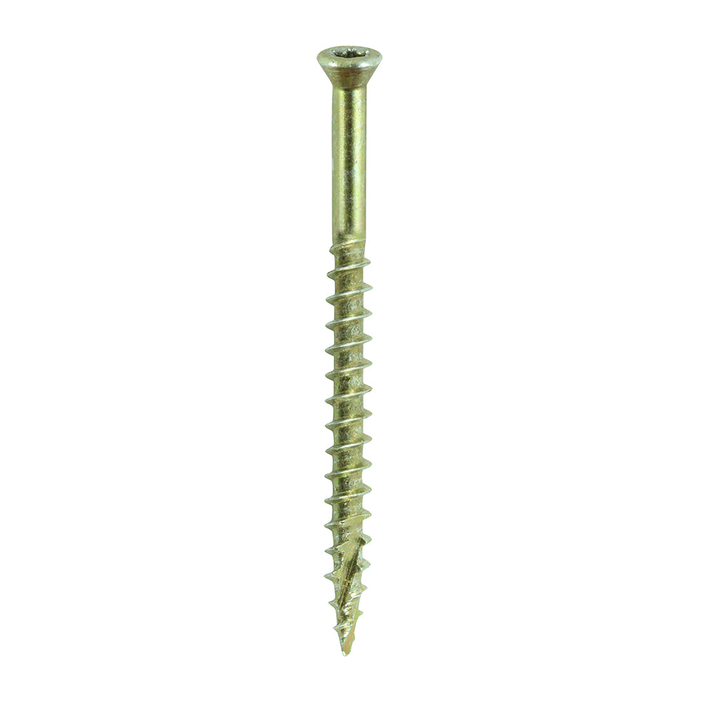 C2 Tongue-Fix - TX - Reduced Countersunk - Twin-Cut - Yellow - 3.5 x 45 - Box of 200