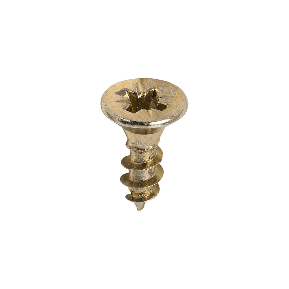 Classic Multi-Purpose Screws - PZ - Double Countersunk - Yellow - 4.0 x 12 - Box of 200