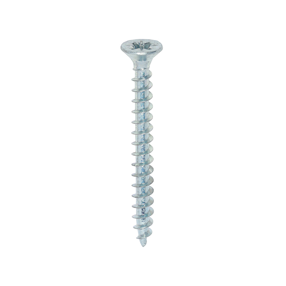Solo Chipboard & Woodscrews - PZ - Double Countersunk - Zinc - 4.0 x 40 - Box of 200
