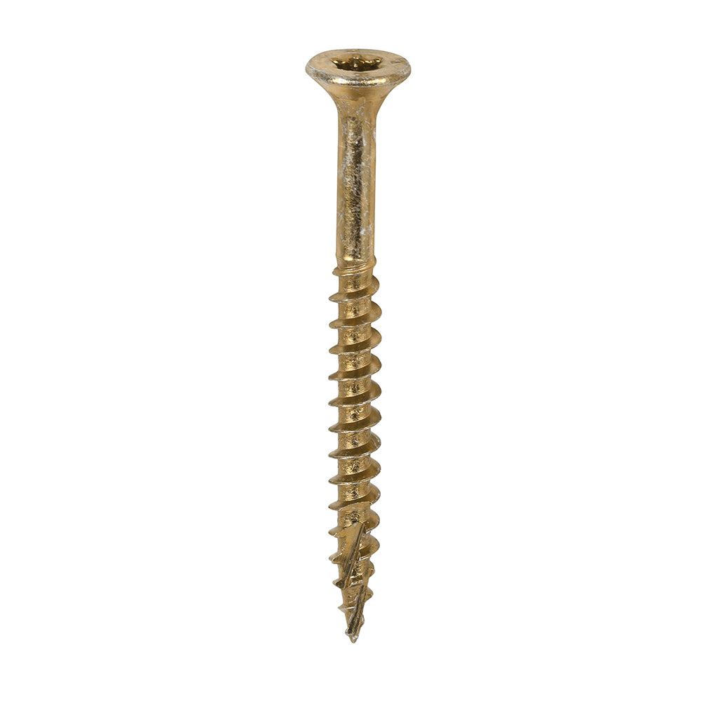 C2 Clamp-Fix - TX - Double Countersunk with Ribs - Twin-Cut - Yellow - 4.0 x 45 - Box of 200
