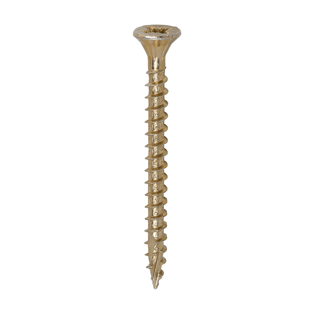 C2 Strong-Fix - PZ - Double Countersunk - Twin-Cut - Yellow - 4.0 x 45 - Box of 200