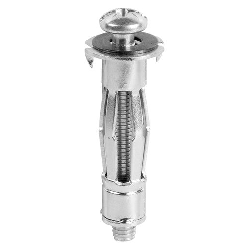 Metal Cavity Anchors - Zinc - M4 x 45 (50mm Screw) - Box of 100