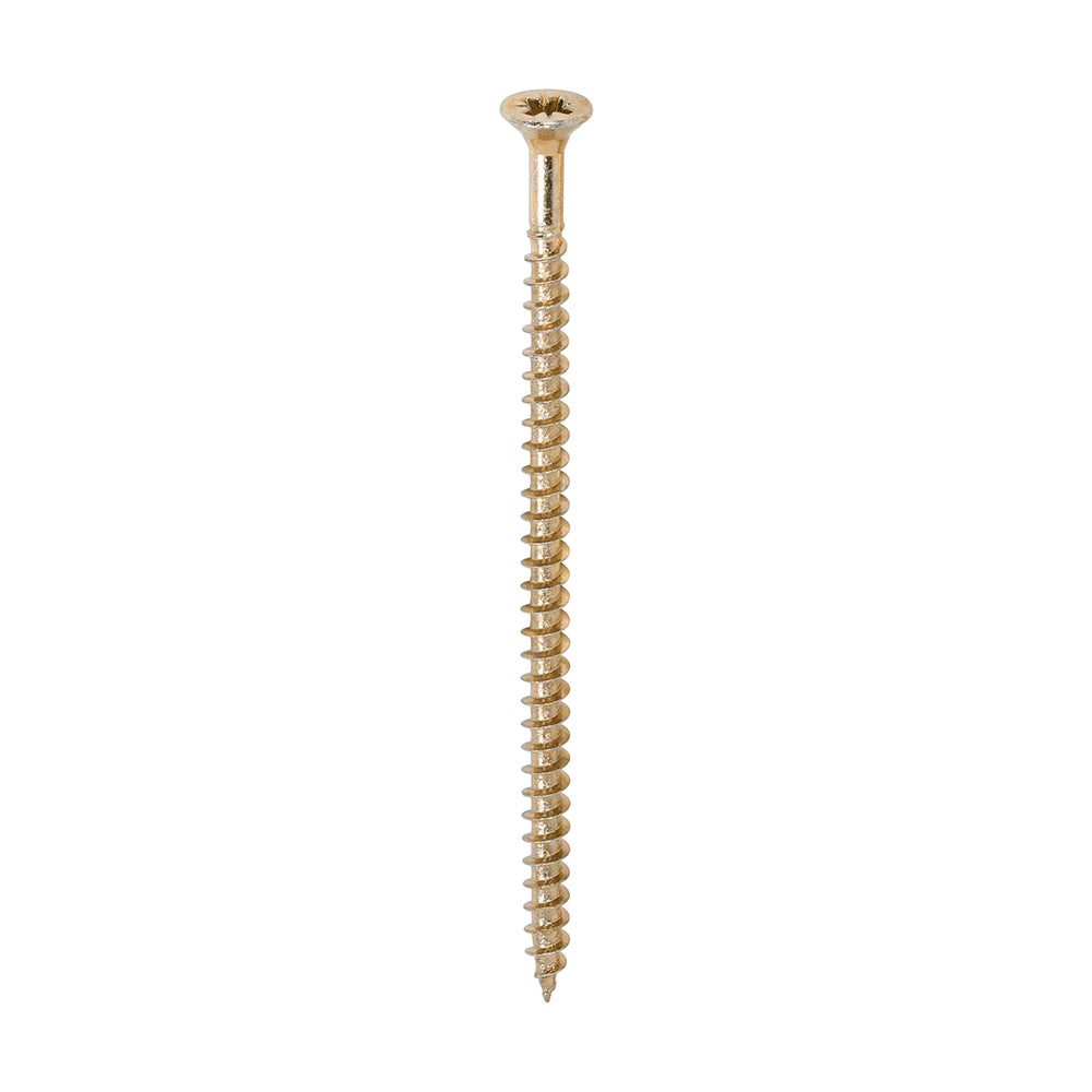 Solo Chipboard & Woodscrews - PZ - Double Countersunk - Yellow - 4.0 x 80 - Box of 200