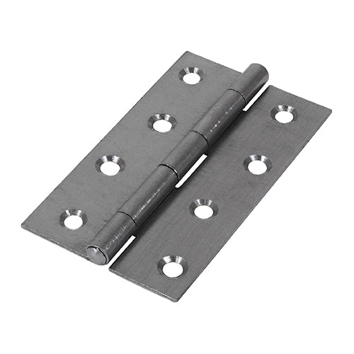 Narrow Plain Butt Hinge (5050) - Self Colour - 100 x 58 - Plain Bag of 1